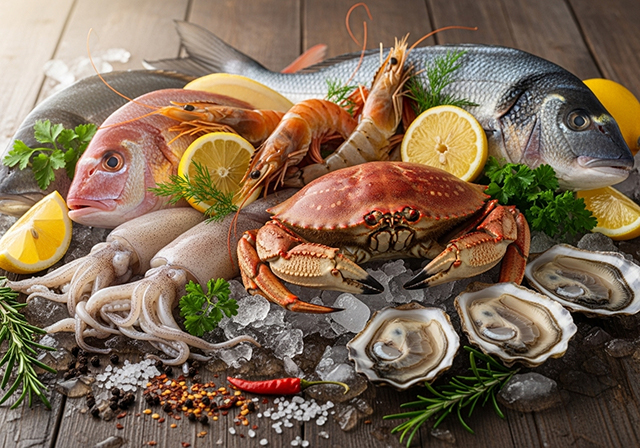 Hải sản cung cấp đa dạng dưỡng chất thiết yếu, là nguồn năng lượng quý giá cho sự phát triển xương và chiều cao của trẻ.