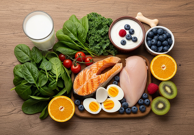 Chế độ dinh dưỡng cân bằng, giàu canxi, vitamin D và protein là yếu tố then chốt giúp xương phát triển chắc khỏe.