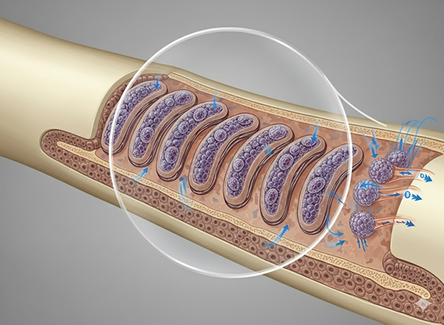 Cơ chế tăng trưởng xương: Oxy là yếu tố thiết yếu nuôi dưỡng sụn tăng trưởng và thúc đẩy quá trình cốt hóa.