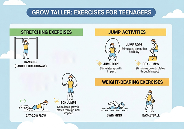 Tập luyện khoa học và đa dạng là chìa khóa để kích thích chiều cao phát triển tối ưu ở tuổi dậy thì.