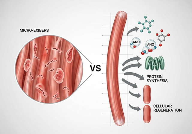 Quá trình sửa chữa và tăng trưởng cơ bắp diễn ra mạnh mẽ nhất khi cơ thể được nghỉ ngơi đầy đủ.