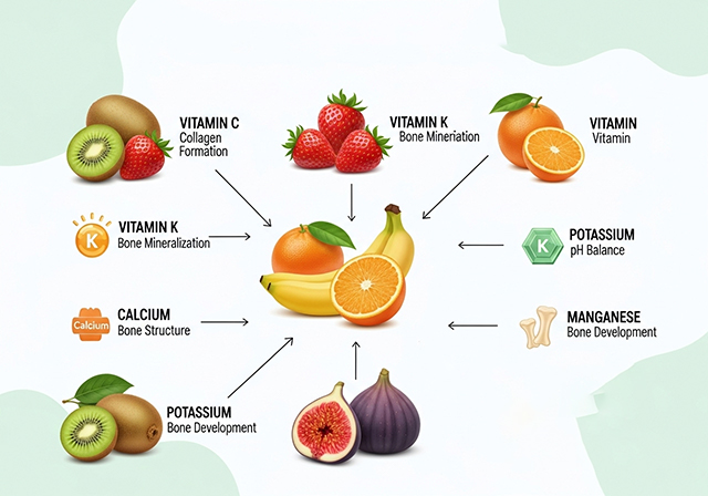 Những dưỡng chất quý giá trong trái cây là nền tảng vững chắc cho sự phát triển xương và sụn, giúp bạn đạt được chiều cao mơ ước.